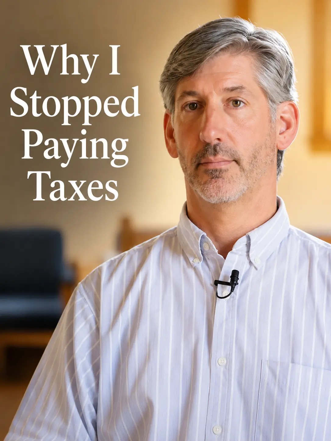 Joseph Olejak in the video Why I Stopped Paying Taxes